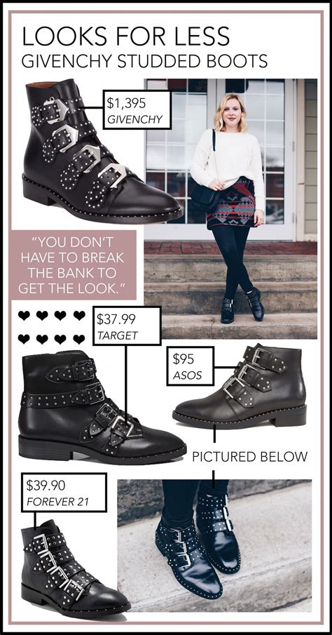 givenchy studded boots replica|Affordable Givenchy Studded Boots Look.